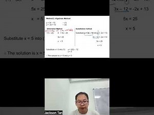 S2 Math Lesson - Linear Graphs and Simultaneous Linear Equations