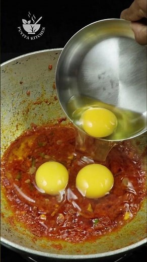 😳 Tomato Egg Rice in 1 Minutes! Easy & Tasty Recipe Quick Viral Shorts Recipe 😍
