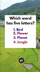 Can you solve this tricky puzzle? Which word has exactly five letters?