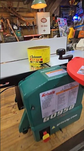 Boy, I like it! #Grizzly #G0958 8" Combo, unboxed, took it for a test drive. #workshop #newtool