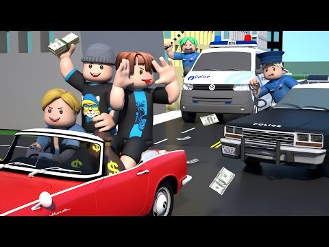 ROBLOX Brookhaven 🏡RP - FUNNY MOMENTS: The Bacon Hair CRAZY BANK ROBBERY | Roblox Edgar