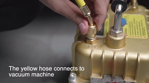 QPKING Refrigeration Digital Manifold Gauge Meter HVAC Vacuum Pressure Temperature Tester Leakage Test LM120 Digital Manifold Pressure Tester with 3 Hoses Built-in 89 Database1