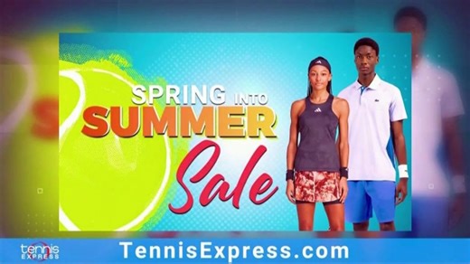 Tennis Express Spring Into Summer Sale TV Spot, 'Shoes, Apparel and Racket Specials: Up to 70% Off'