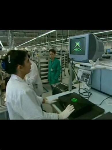 Factory footage of the original Xbox in production (2001) #originalxbox