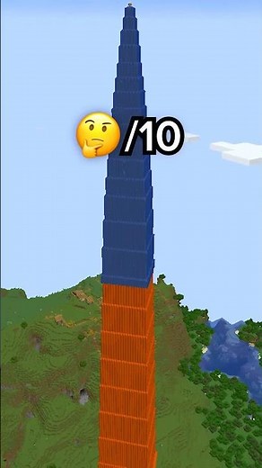 Minecraft TALLEST Cobblestone Tower HACK 🤯