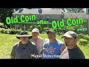 Coin Digging Mayhem! - Metal Detecting a 1700's farmhouse finds some killer old coins!