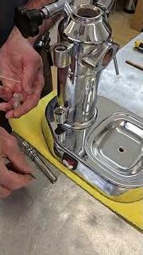 La Pavoni Lever Espresso Machine: How to remove the metal sightglass cover