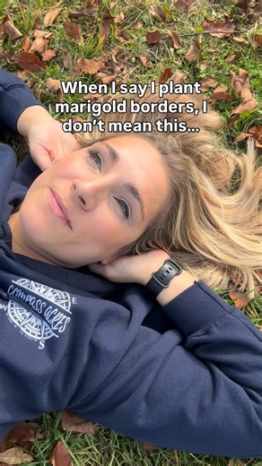 Nicole | Garden & DIY on Instagram: "A sea of marigolds, not a sprinkle. 🌼🔥 I’m talking bold borders of yellow + orange so beautiful people literally pull over to stare. Easy-care, bloom past frost, and perfect for DIY gardeners who want plants that survive, not just survive on luck. If you’re not a gentle gardener (same 🙋‍♀️), these are for you. We’re starting them soon, so follow along to grow your own show-stopping borders all summer long! ✨ Save this for planting season 🌼 Follow for step