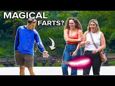 FUNNY Fart Prank! Throwing Fart PIXIE DUST?
