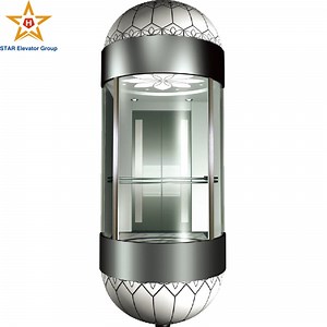 [Hot Item] Advanced Technology High Rise Structures Modern Sightseeing Elevator