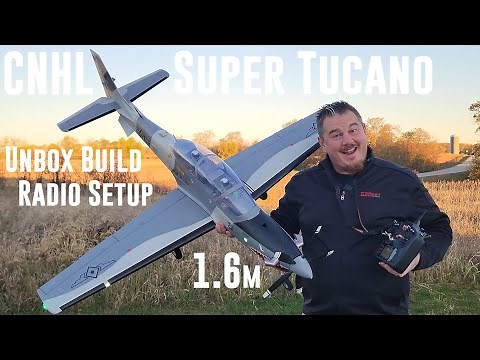 CNHL - Super Tucano - 1600mm - Unbox, Build, & Radio Setup
