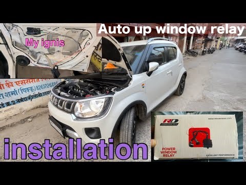 How to Install auto window closure / power window relay in new Maruti Suzuki ignis | Pikku Mind
