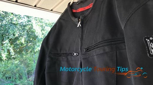 How To Clean A Textile Motorcycle Jacket In 7 Easy Steps | Motorcycle Touring Tips