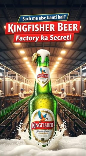 Beer कैसे बनती है? 😱 #factoryprocess #shorts #shortsfeed #howto