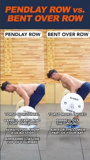Pendlay vs Bent Over Row