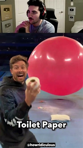 Pop The Giant Balloon Challenge! 🤯 ‪@howridiculous‬