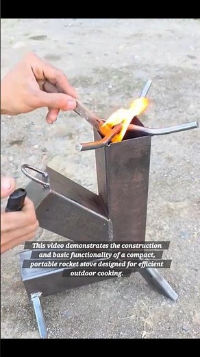 DIY Metal Rocket Stove: Efficient Off-Grid Cooking