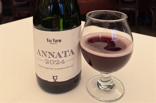 WTOP’s Beer of the Week: Fox Farm Annata 2024 Grape Harvest Farmhouse Ale - WTOP News