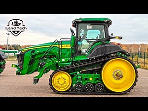 John Deere 8RT Tracked Tractor 2020 Model - Review and Test Drive
