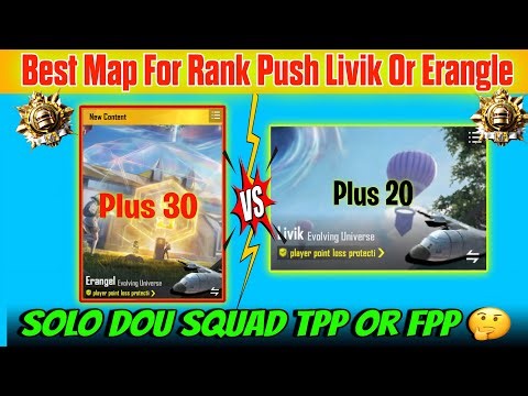 Which map will you play to conquer faster, Livik and Erangel?