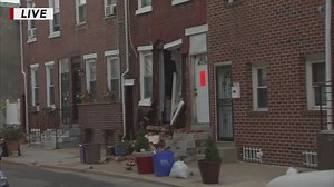 Partial row house collapse forces evacuation in Queen Village section of Philadelphia