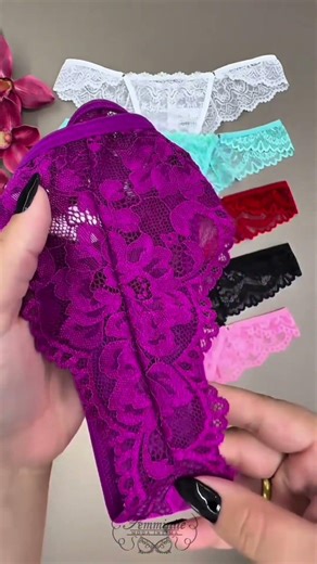 ref 60 Calcinha de renda fio dental