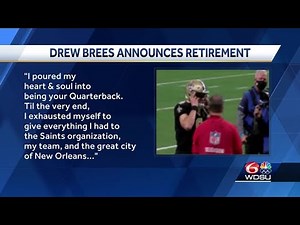 Drew Brees announces retirement