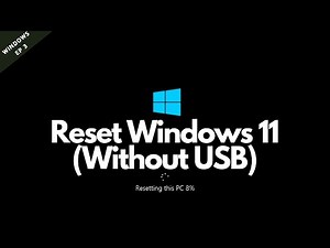 Reset Windows 11 (Without USB)