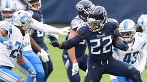Can't-Miss Play: Derrick Henry throws Lions DB out of bounds with stiff-arm