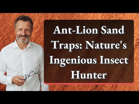 Ant-Lion Sand Traps: Nature's Ingenious Insect Hunter