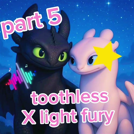 the toothless x light fury picture