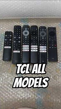 TCL All Remote Controls in One Video | Which One is Yours? #TCLRemote #TCLLEDRemote #SmartTVRemote
