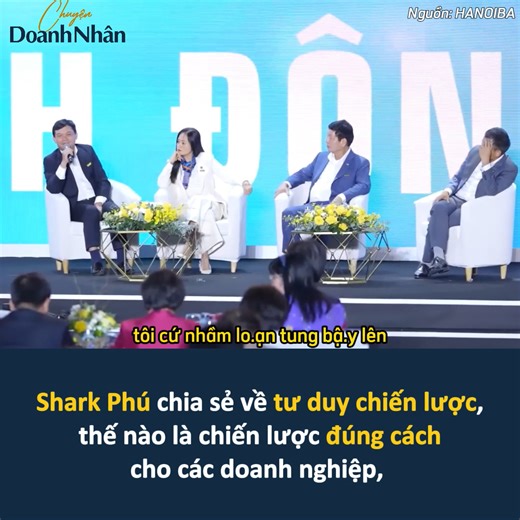 Shark Phú định nghĩa đơn giản và dễ hiểu về chiến lược #chuyendoanhnhan | Chuyện Doanh Nhân