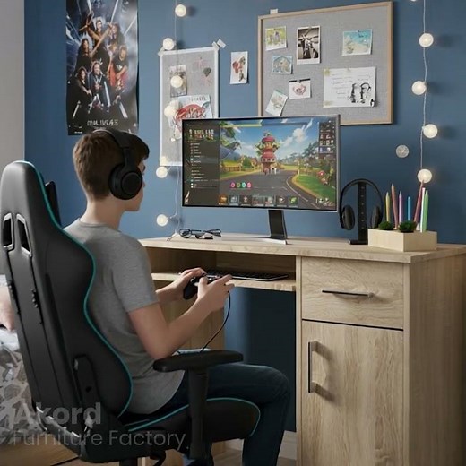 💻 Bureau PIN compact – Idéal pour une chambre d’étudiant !