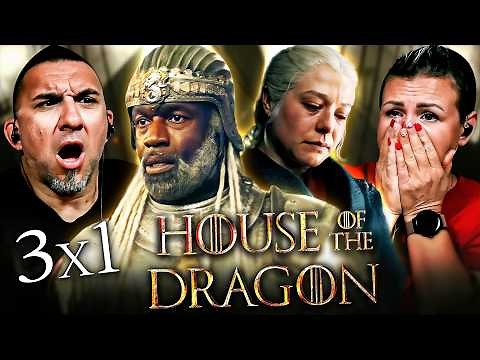 HOUSE OF THE DRAGON SEASON 3 EPISODE 1 REACTION | SALT AND SEA, FIRE AND BLOOD | GAME OF THRONES