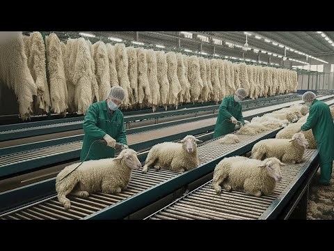 Inside the Wool Factory From Sheep Farm to Designer Jacket (Full Process)
