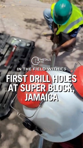 C3 Metals First Drill Holes at Super Block project Jamaica #drilling #miningexploration