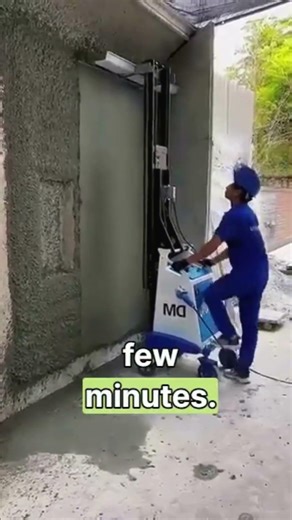 This machine makes the perfect wall. 🤤💨