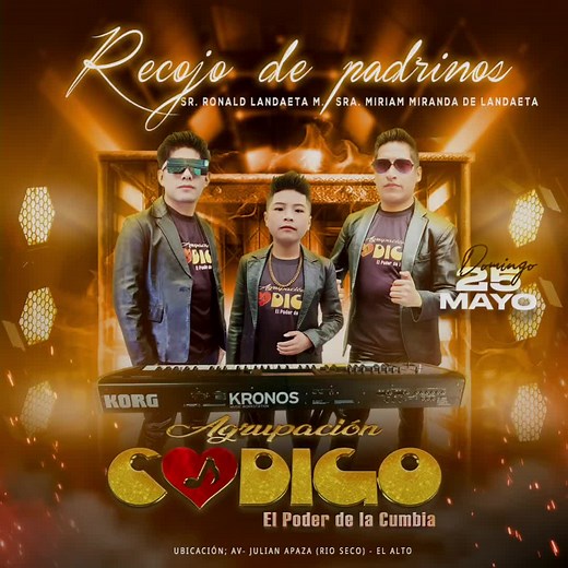 Confirmamos nuestra Presencia para este Domingo 25 de mayo, estaremos en el recojo de Padrinos de Matrimonio. #RonaldLandaeta #MirianMirandaDeLandaeta #ElAlto #GRUPOCÓDIGOBOLIVIA Contactos al: 740 4 2626 - 767 0 2727