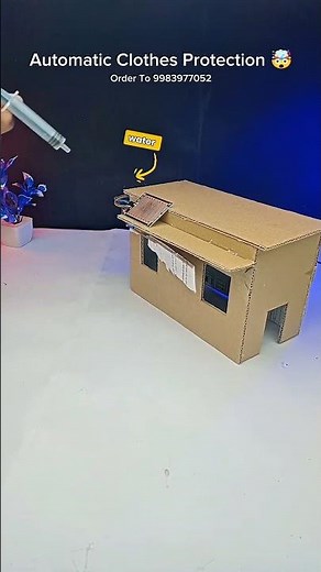 🌧️ Rain Sensor Project — Automatic Clothes Protection #rainsensorproject