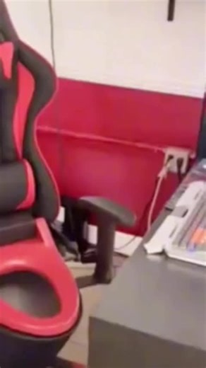 Unique Gaming Chair with Built-in Toilet Seat
