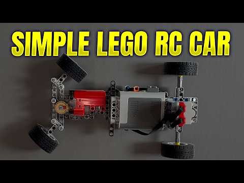 Building a LEGO Technic RC Car with Basic Parts