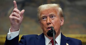 Reporter Asks Trump Why He Pardoned Cop-Beating Capitol Rioter. Wait For The Answer.