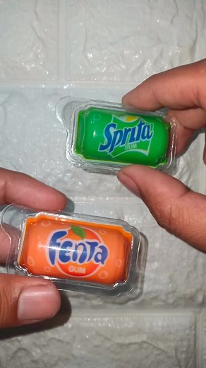 Variety of Drink Can Shaped Chewing Gums