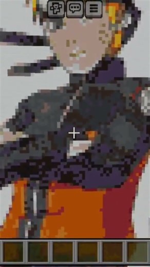 BEST PIXEL ART FOR NARUTO 😎 #minecraft