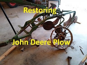 John Deere 2 Bottom Trip Plow Restoration Part 1