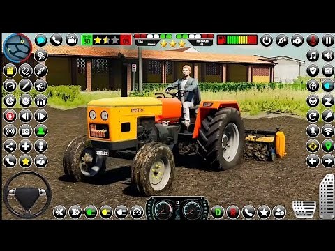 Real Tractor 3D Farming Simulator 🚜 | Modern Farm Tractor Driving Game 2025 | tractor game