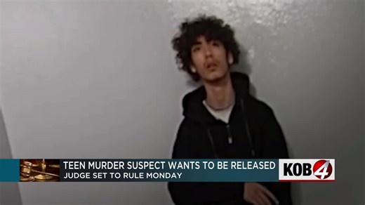 Teen murder suspect pleads for release, judge set to rule Monday