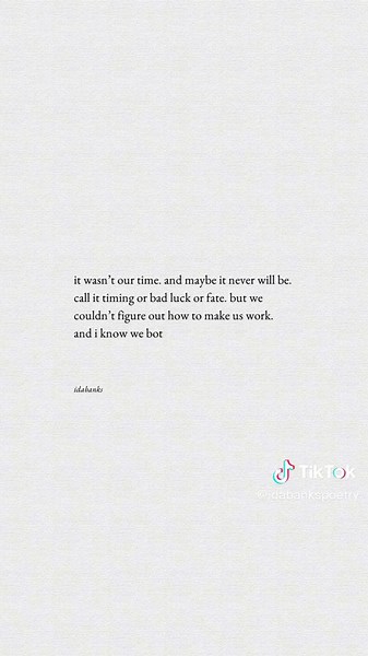 Not Our Time - Poetry and Quotes about Timing and Healing