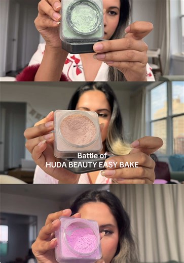 Which shade of @Huda Beauty easy bake setting powder is for you? #fyp #hudabeautyeasybake #hudabeauty #huda #makeup @Huda @hudabeautyshop @hudahotline [best setting powder, huda beauty easy bake setting powder shades, Sephora sale recs] @sephora